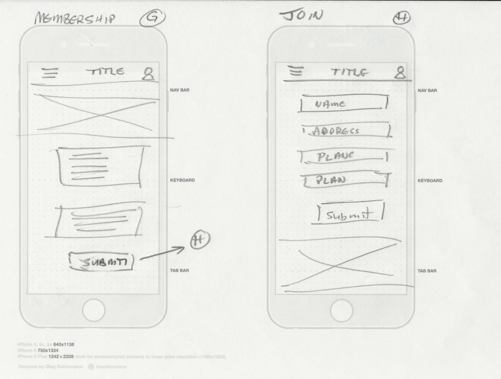 Wireframe G / H